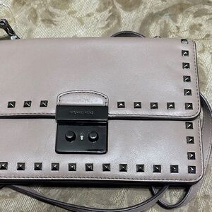 Michael kors  Mauve Studded Crossbody Bag